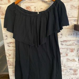 ROXY black cover up dress. Cotton size M